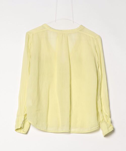 「MACPHEE」 長袖ブラウス 38 イエロー レディース_画像2