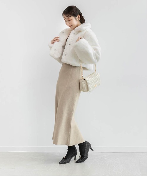 RANDA（ランダ） ワンピース ボレロセットリブニットワンピース