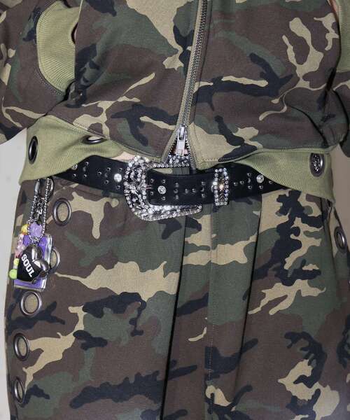 d.i.a. レア 結晶ベルト ストーン SEQUENZE ベルト 「SEQUENZ（シークエンズ）」SEQUENZ RHINE STONE