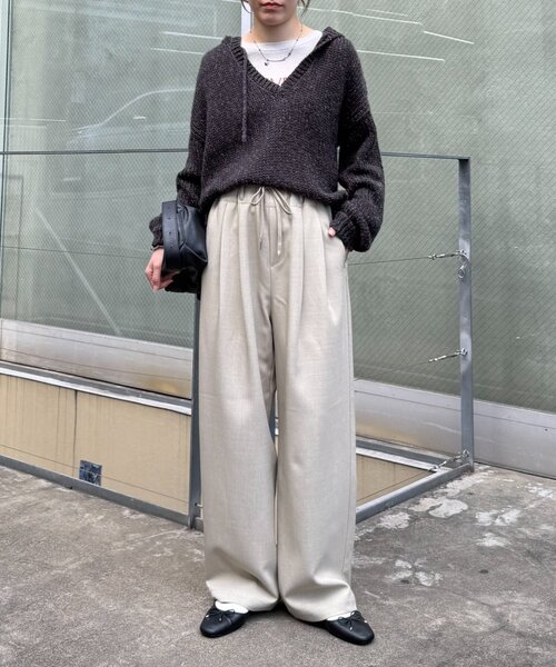 スラックス パンツ 「サイズ展開豊富」全骨格優勝スラックスパンツ レディースの画像