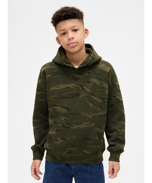 GAP（ギャップ） パーカー リラックスフィット カモフラージュ