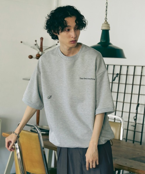 「Bleme」 半袖Tシャツ M グレー メンズ_画像3