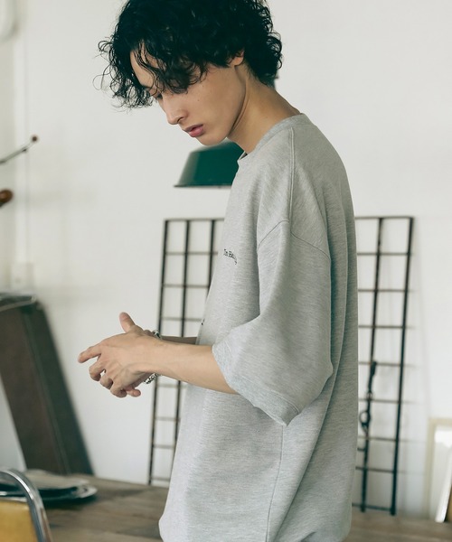 「Bleme」 半袖Tシャツ M グレー メンズ_画像5