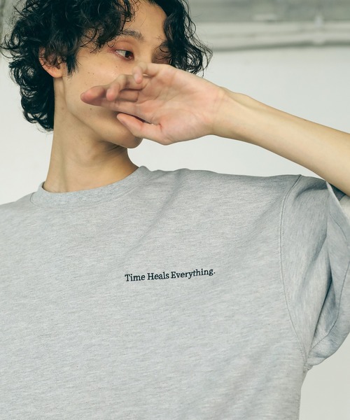 「Bleme」 半袖Tシャツ M グレー メンズ_画像8