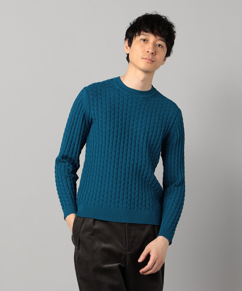 COMME CA MEN（コムサメン） セーター ニット リンクスジャカード