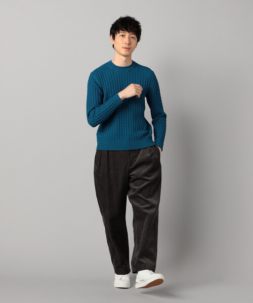 COMME CA MEN（コムサメン） セーター ニット リンクスジャカード