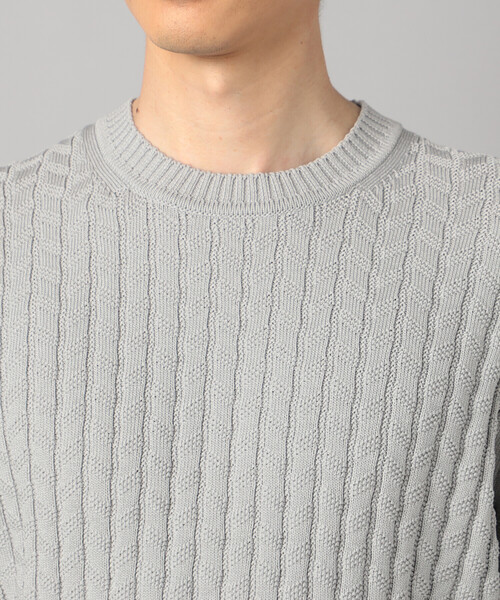 COMME CA MEN（コムサメン） セーター ニット リンクスジャカード