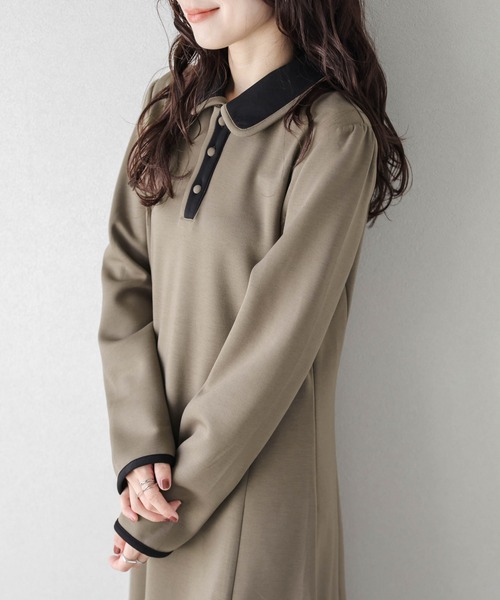 ワンピース バイカラーポロワンピース : ZOZOTOWN Yahoo!店 - 通販