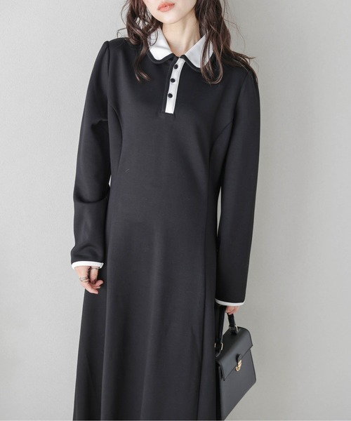  ポロワンピース ワンピース バイカラーポロワンピース : ZOZOTOWN Yahoo!店 - 通販