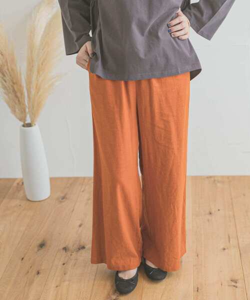 「ITEMS URBANRESEARCH」 イージーパンツ FREE ライトベージュ レディース_画像2