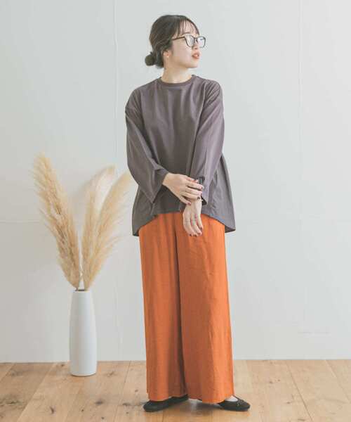 「ITEMS URBANRESEARCH」 イージーパンツ FREE ライトベージュ レディース_画像5