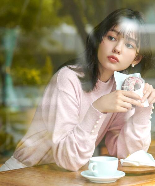 index（インデックス） ニット セーター ふんわりボトルネック