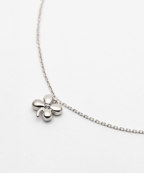 ブレスレット シルバー キュービックジルコニア クローバー ブレスレット BLOOM/ブルーム レディースの画像