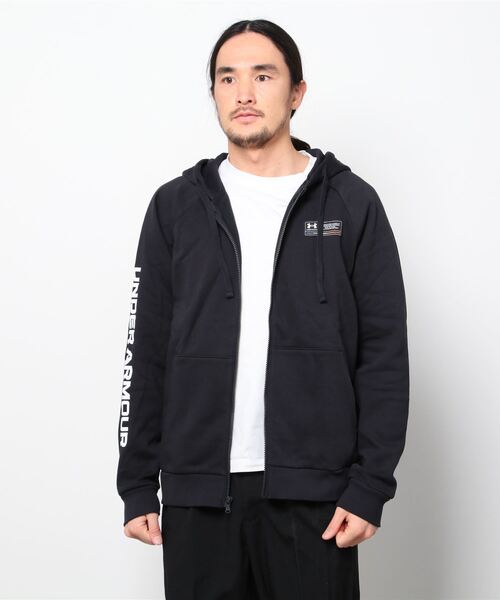 UNDER ARMOUR（アンダーアーマー） ジップアップパーカー M ブラック