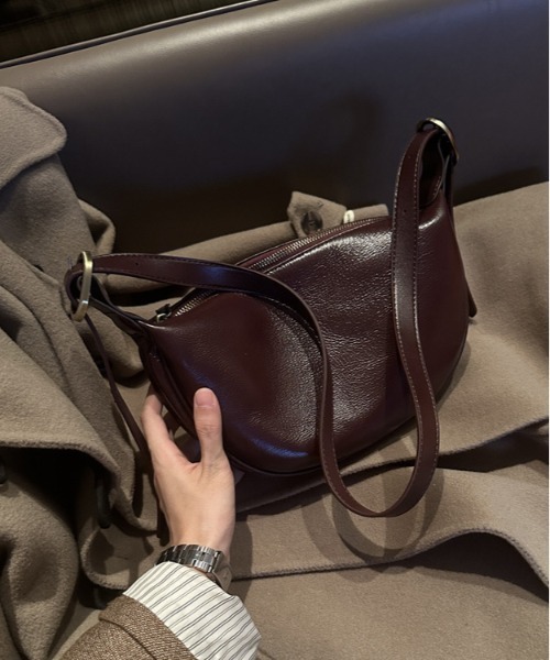 ショルダーバッグ バッグ 「 NiiNa / ニーナ 」高品質牛革ソフトレザー