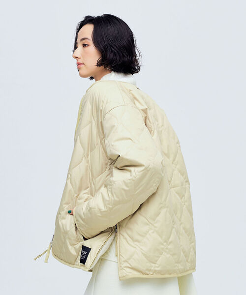 「TAION」 ダウンジャケット「NOLLEY’Sコラボ」 FREE ベージュ レディース_画像5