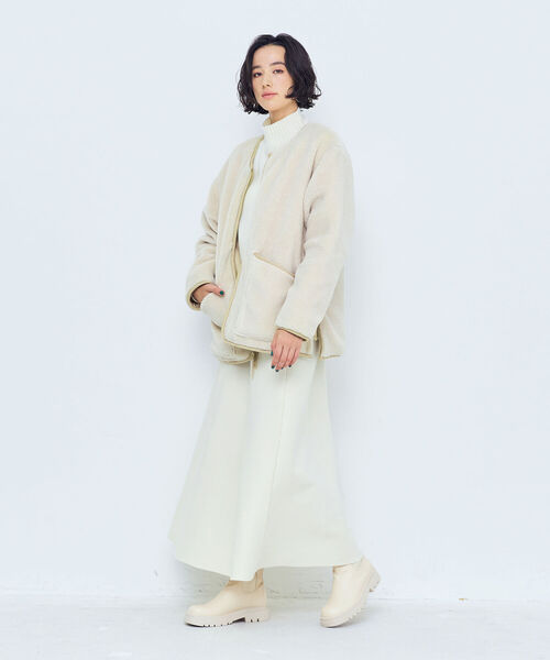 「TAION」 ダウンジャケット「NOLLEY’Sコラボ」 FREE ベージュ レディース_画像9