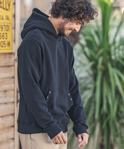 「felkod」 プルオーバーパーカー S トップグレー メンズ_画像7