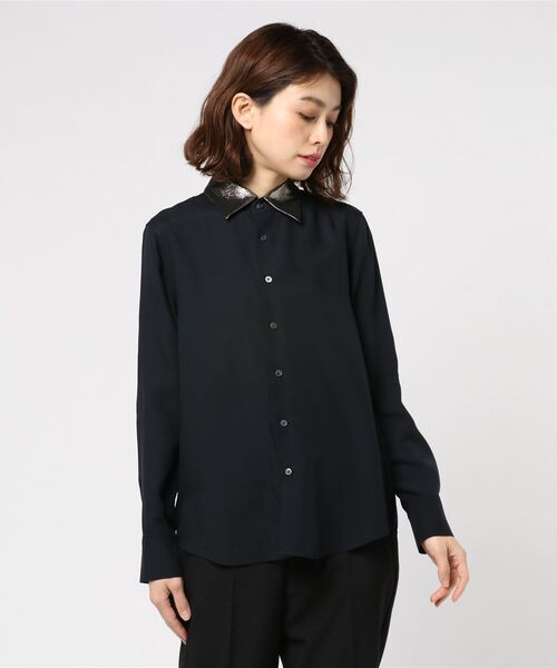 STEVEN ALAN（スティーブンアラン） 長袖シャツ SMALL ネイビー