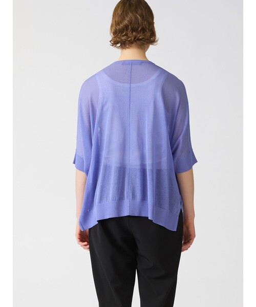 「mizuiroind」 半袖ニット - ベージュ レディース_画像8