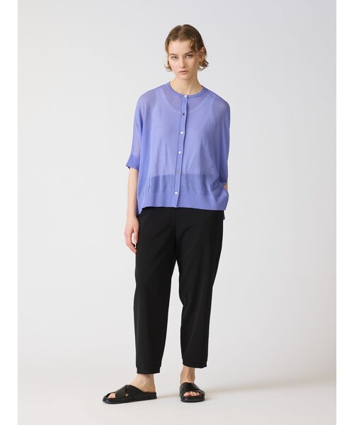 「mizuiroind」 半袖ニット - ベージュ レディース_画像10