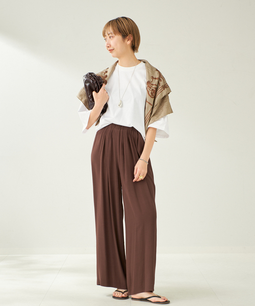 「Plage」 7分袖カットソー FREE チャコールグレー レディース_画像5