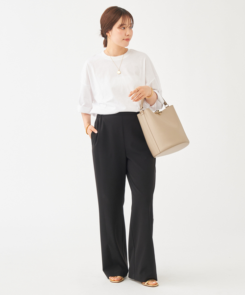 「Plage」 7分袖カットソー FREE チャコールグレー レディース_画像6