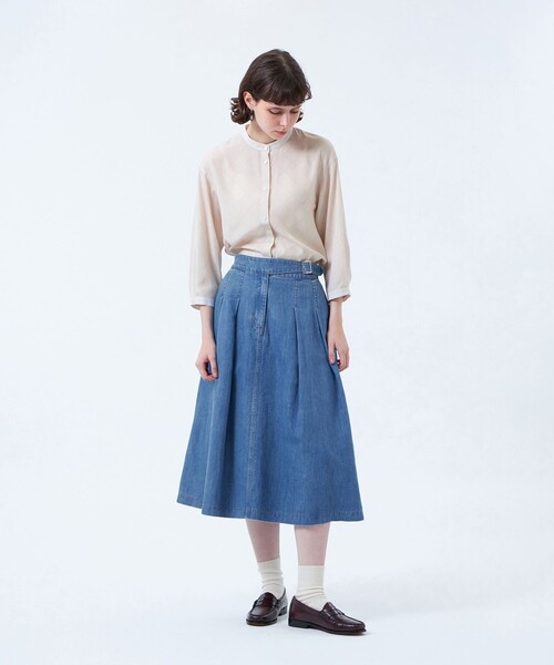 マッキントッシュ フィロソフィー デニムスカート 38サイズ インディゴブルー MACKINTOSH PHILOSOPHY（マッキントッシュフィロソフィー） デニム