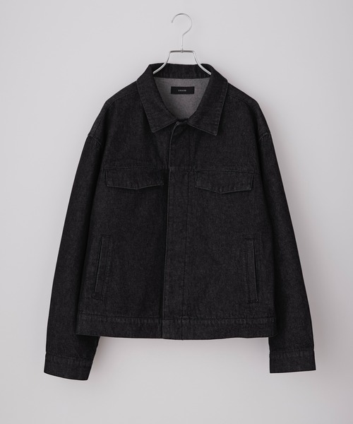 「CALLNE」 デニムジャケット M グレー メンズ_画像3