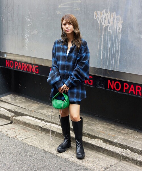 「PUBLUX」 長袖シャツ MEDIUM ブラック メンズ_画像9