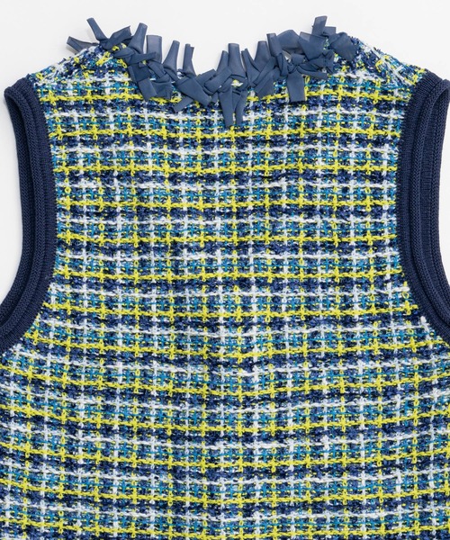 MAISON SPECIAL（メゾンスペシャル） ベスト ジレ Tweed Knit Vest