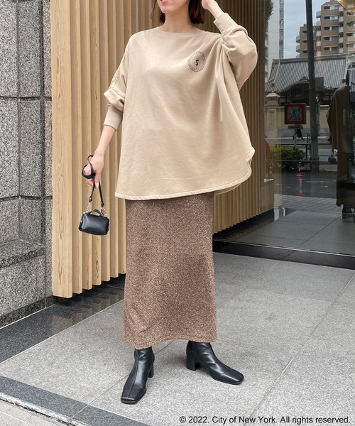 「GOOD ROCK SPEED」 スウェットカットソー FREE ブラック レディース_画像6