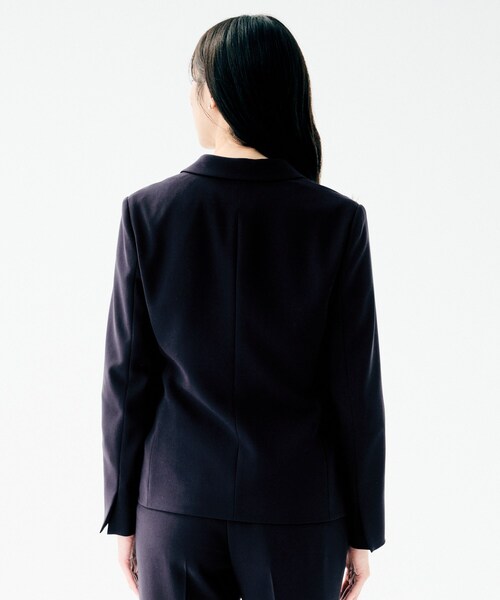 【はる】UNTITLED アンタイトル 黒 ジャケット、パンツセット UNTITLED（アンタイトル） ジャケット テーラードジャケット 「洗える