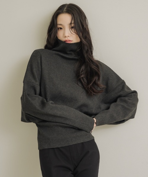 ハイネックドルマンニット BEARDSLEY（ビアズリー） ニット セーター ハイネックドルマンニット