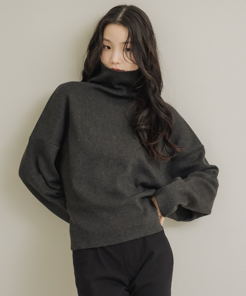 nuebyas ヌーディハイネック ニット 楽天市場】【SALE／30%OFF】シャイニーハイネックニット NATURAL