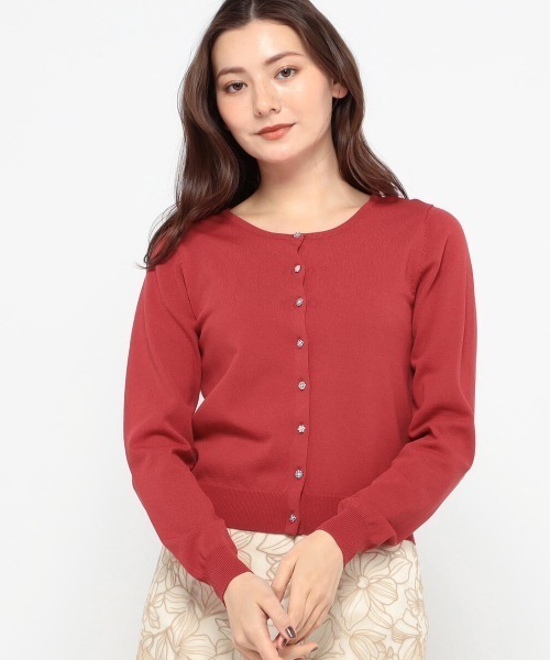 「MISCH MASCH」 ニットカーディガン MEDIUM ブルー レディース_画像9