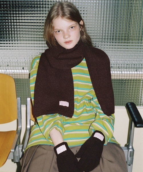 「ROCKFISH WEATHERWEAR」 マフラー FREE グレー レディース_画像4