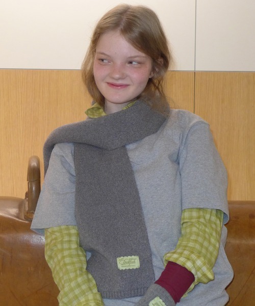 「ROCKFISH WEATHERWEAR」 マフラー FREE グレー レディース_画像5