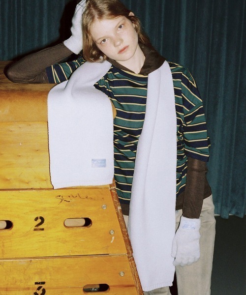 「ROCKFISH WEATHERWEAR」 マフラー FREE グレー レディース_画像9