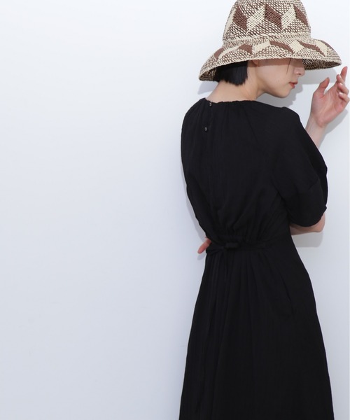 「N.（N. Natural Beauty Basic）」 半袖ワンピース SMALL ブルー レディースの画像