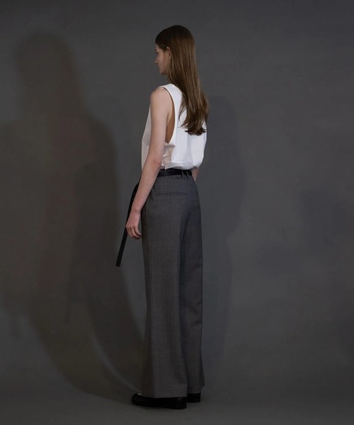 「my beautiful landlet」 スラックス 0 グレー メンズ_画像5