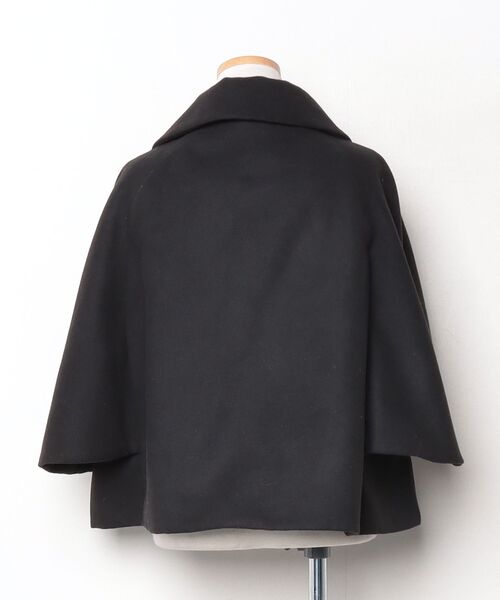 「COMPAGNIA ITALIANA」 ポンチョコート 8 ブラック レディース_画像2