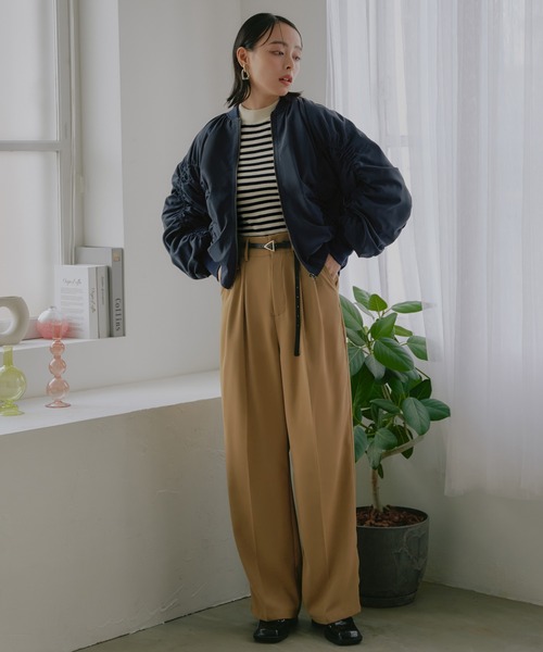 「RUIRUE BOUTIQUE」 ブルゾン S カーキ レディース_画像6