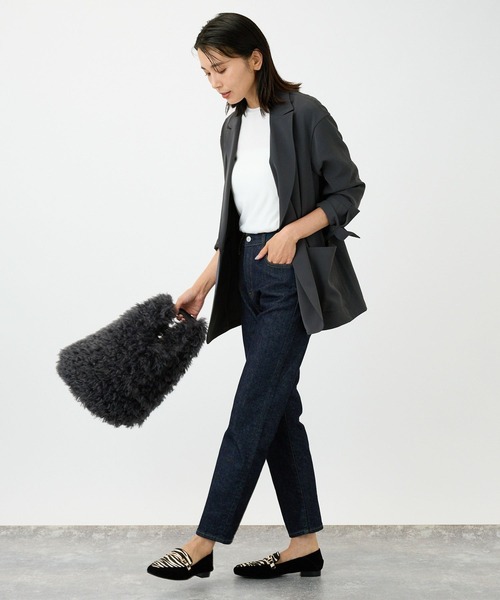 「BARNYARDSTORM」 テーラードジャケット 0 チャコール レディース_画像2