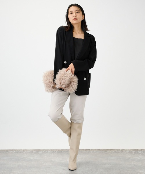 「BARNYARDSTORM」 テーラードジャケット 0 チャコール レディース_画像6