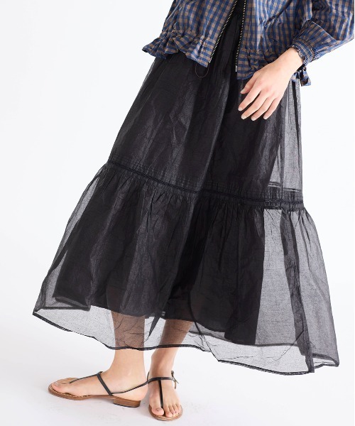 Marilyn Moon（マリリンムーン） ロング スカート sheer starched