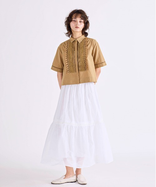 Marilyn Moon（マリリンムーン） ロング スカート sheer starched