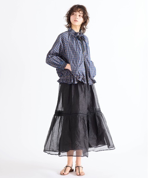 Marilyn Moon（マリリンムーン） ロング スカート sheer starched