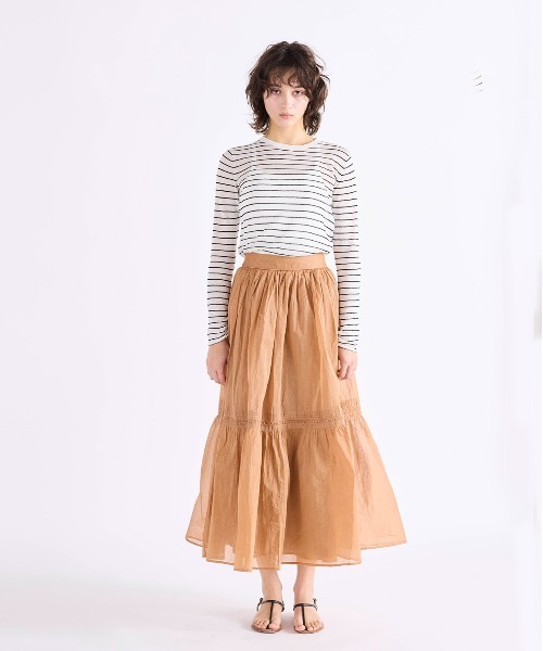 Marilyn Moon（マリリンムーン） ロング スカート sheer starched