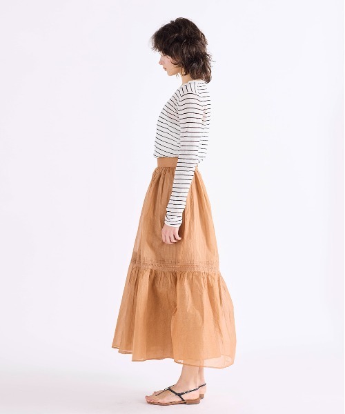 Marilyn Moon（マリリンムーン） ロング スカート sheer starched
